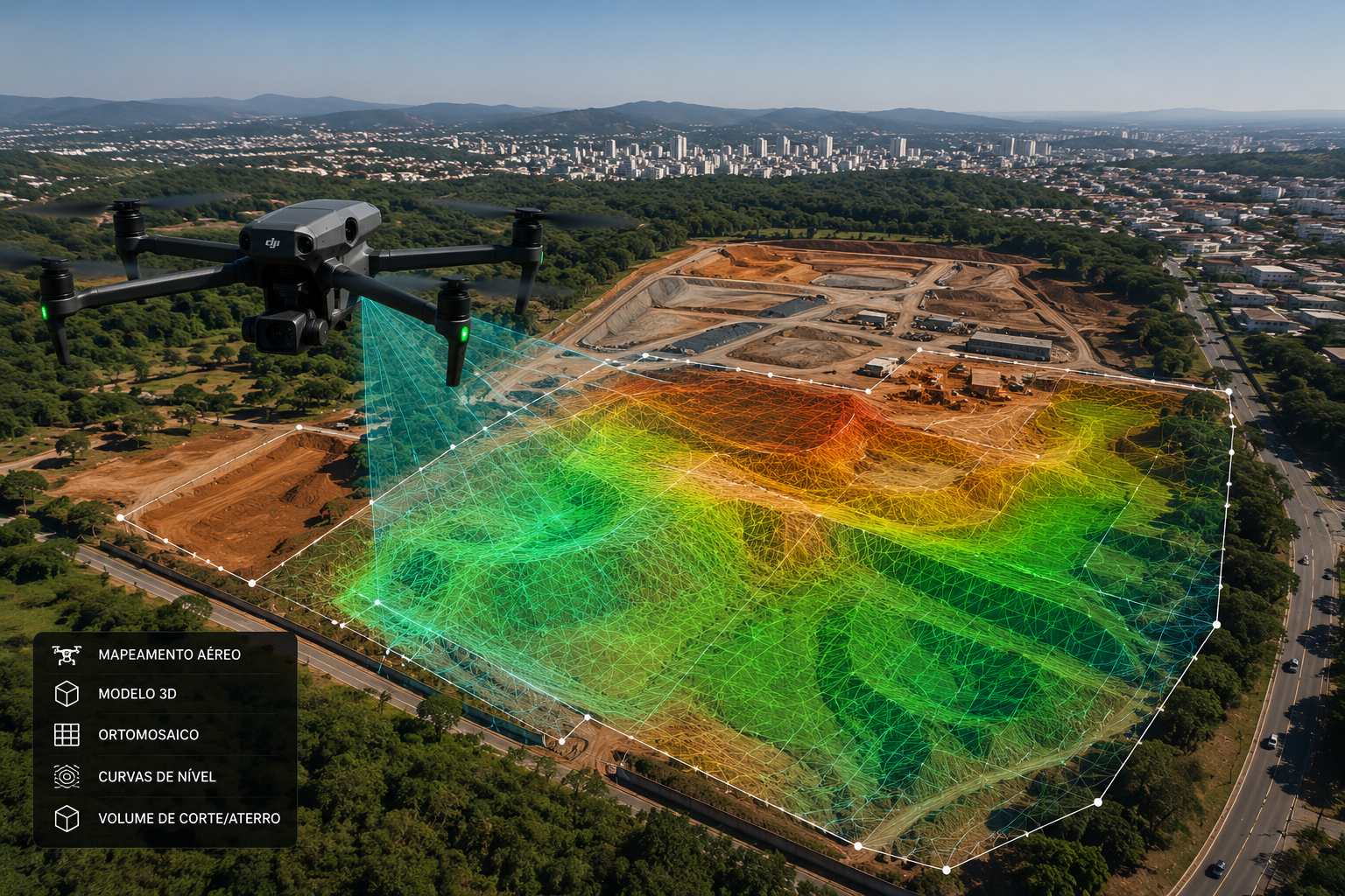 Mapeamento Aéreo com Drone